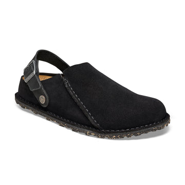 Lutry Black Suede Leather